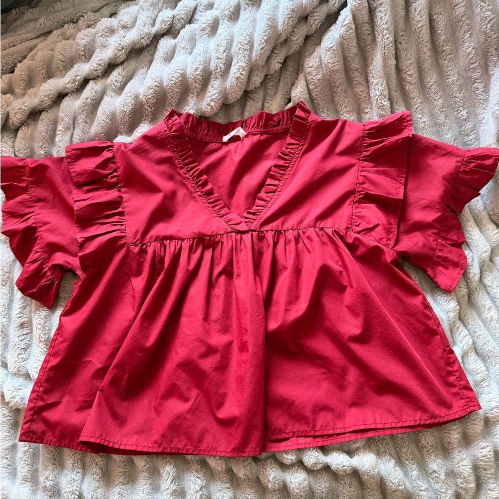 Ruffled Women’s Top